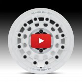 Black Rhino Fuji BR004 Gloss White Custom Truck Wheels 4